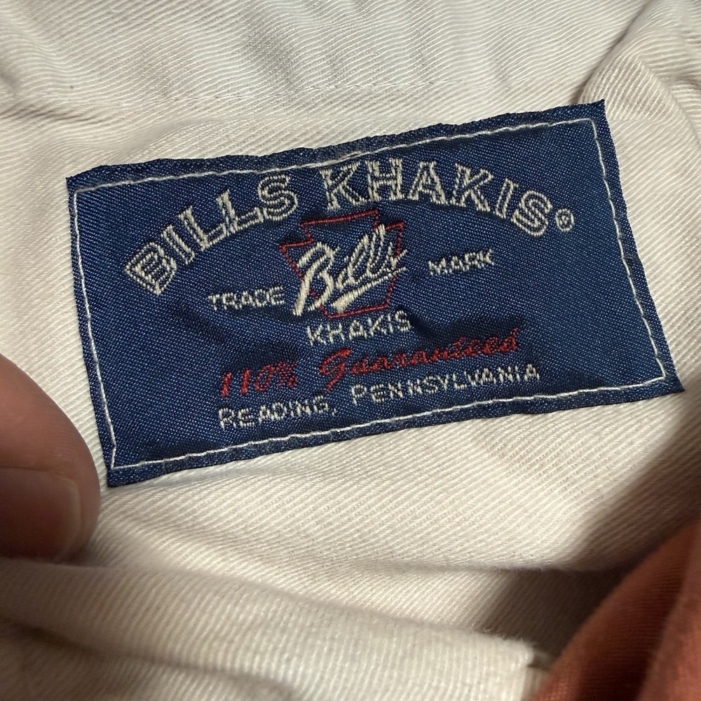 Bills Khakis M2 Chino Pants Mens 36x27 Nan Tucket Salmon Office Made in USA - Picture 2 of 6
